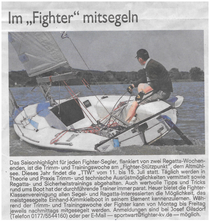 Pressebericht Altmühlboote 2016